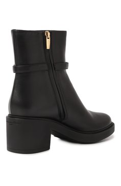 Женские кожаные ботильоны ribbon dumont 45 GIANVITO ROSSI черного цвета, арт. G73281.45G0M.VGINER0 | Фото 5 (Каблук высота: Средний; Материал внешний: Натуральная кожа; Подошва: Платформа; Материал внутренний: Натуральная кожа; Каблук тип: Устойчивый; Материал утеплителя: Без утеплителя)