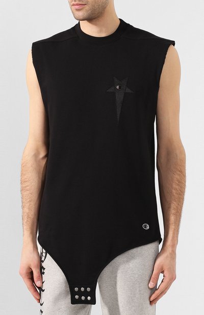 Хлопковая майка rick owens x champion RICK OWENS, арт. CM20S0009/215221, фото 3