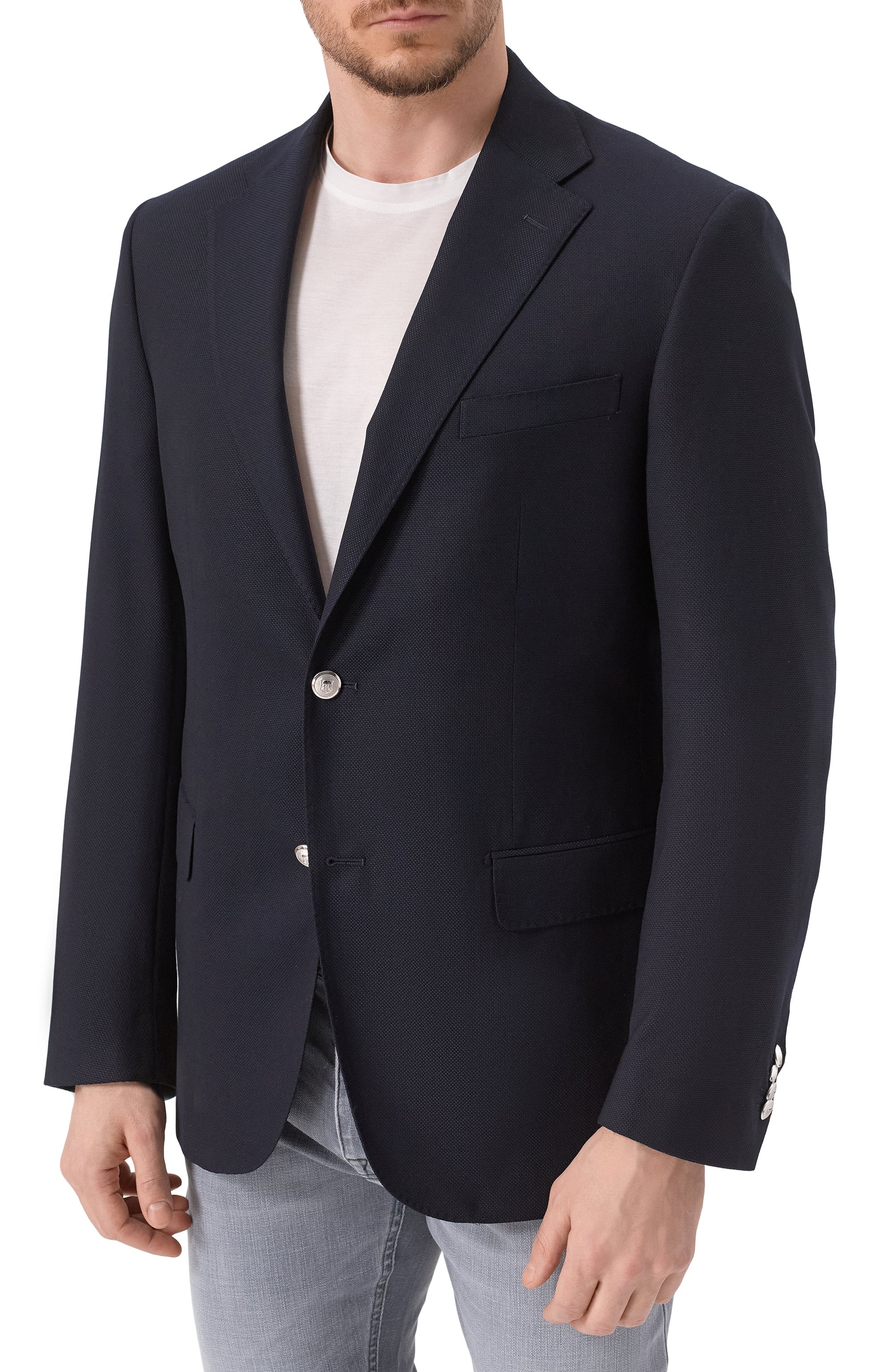 Шерстяной пиджак CORNELIANI, арт. 256008-2518475, фото 4