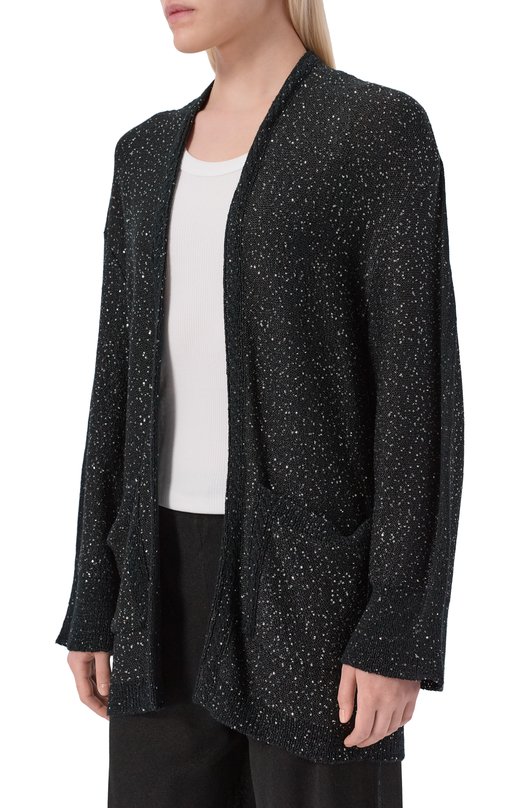Кардиган с отделкой пайетками Freeage S26.CR109P.1889.900 Чёрный  S26.CR109P.1889.900 Фото 3