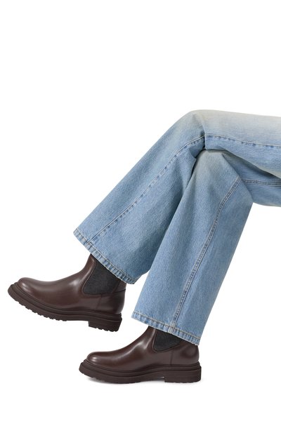 Кожаные челси BRUNELLO CUCINELLI, арт. MZ0LG3035P, фото 3