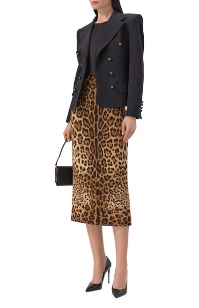 Женский атласный топ DOLCE & GABBANA, арт. F7ZZCT/FU1AU