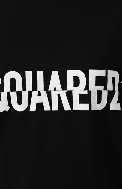 Хлопковая футболка DSQUARED2,  арт. S75GD0019/S23009, фото 5