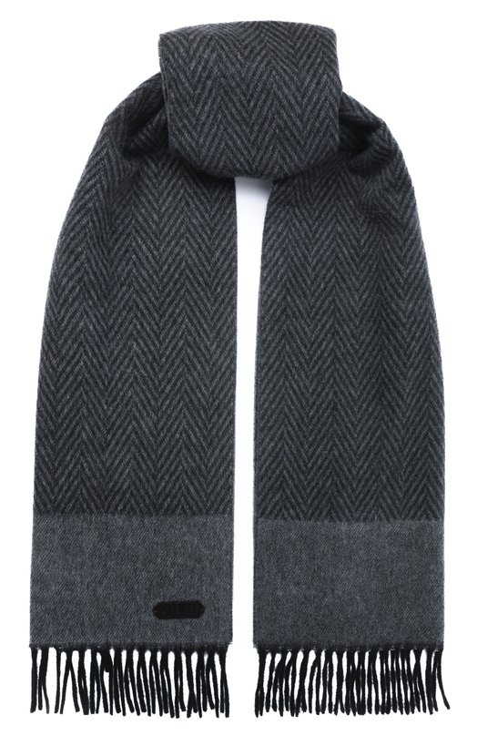 Кашемировый шарф Zilli SSAN00M0320VZI0C0 Серый SSAN00M0320VZI0C0