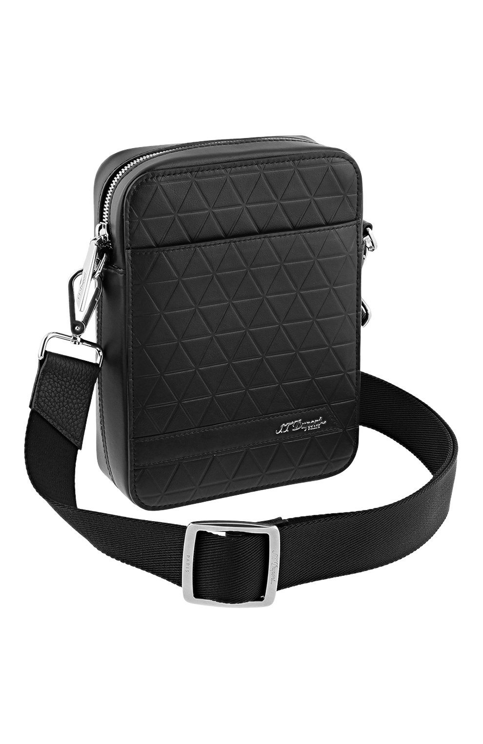 Кожаная сумка S.T. DUPONT черного цвета по цене 123500 руб., арт. 160010, фото 2 Кожаная сумка S.T. DUPONT, арт. 160010, фото 2