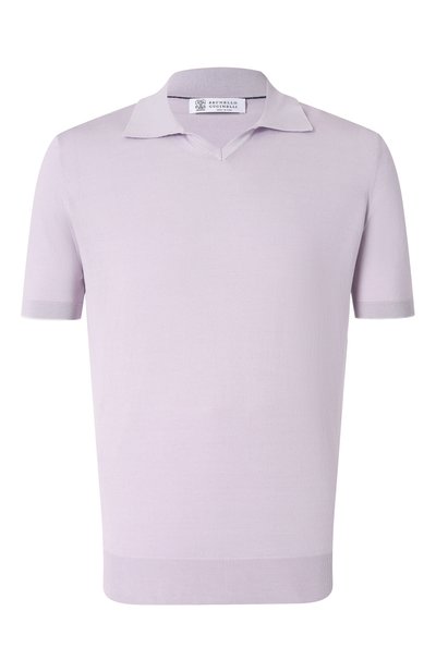 Мужская хлопковое поло BRUNELLO CUCINELLI, арт. M29800145