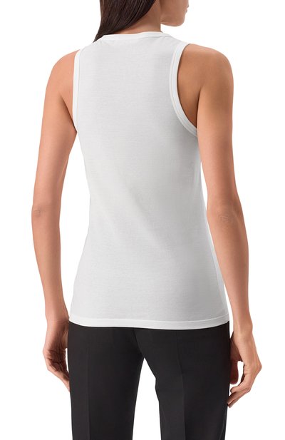 Хлопковая майка JIL SANDER, арт. J40NL0114/J45031, фото 4