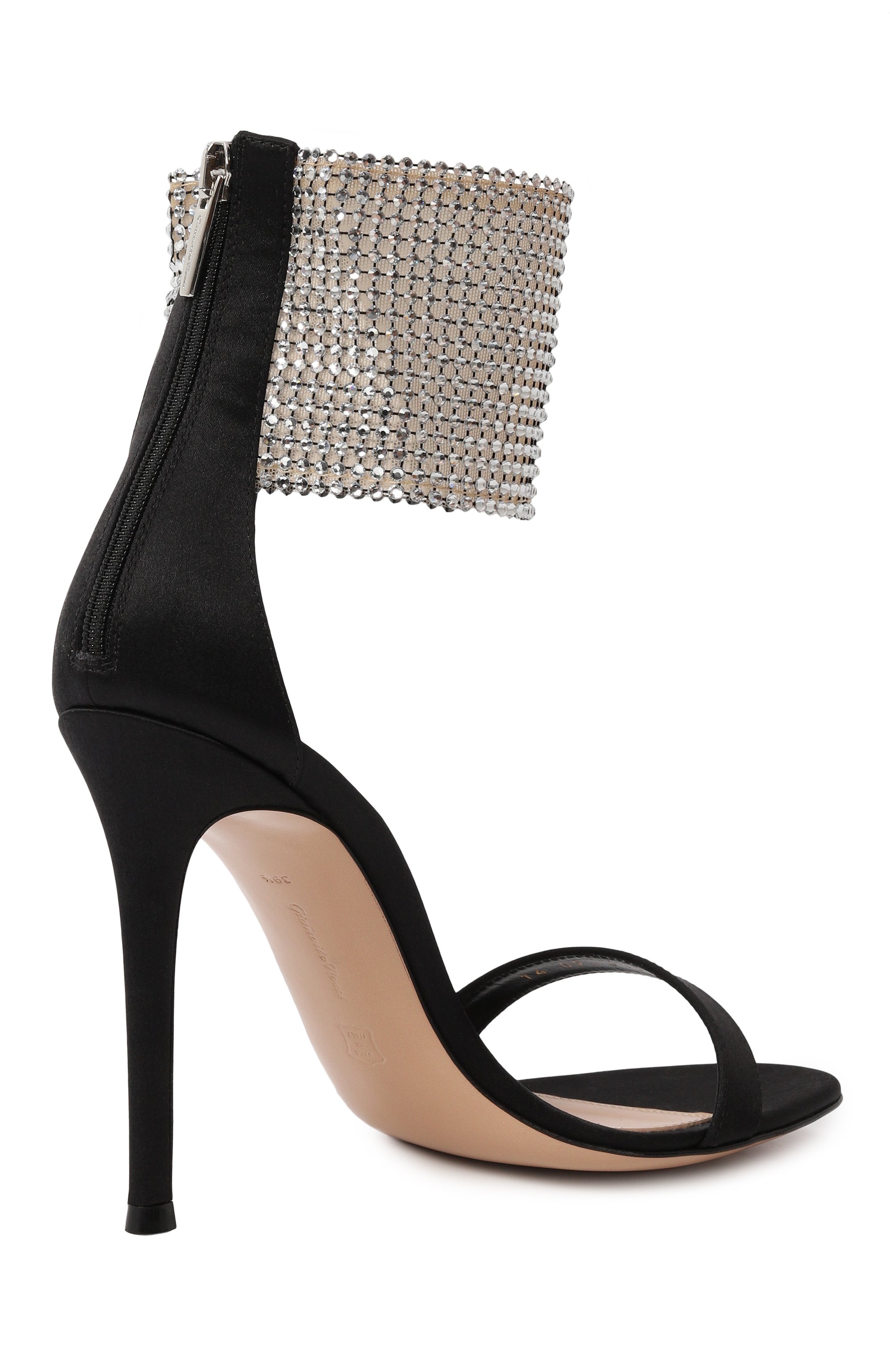 Текстильные босоножки adore 105 GIANVITO ROSSI, арт. G61502.15RIC.RCYNCRY, фото 5