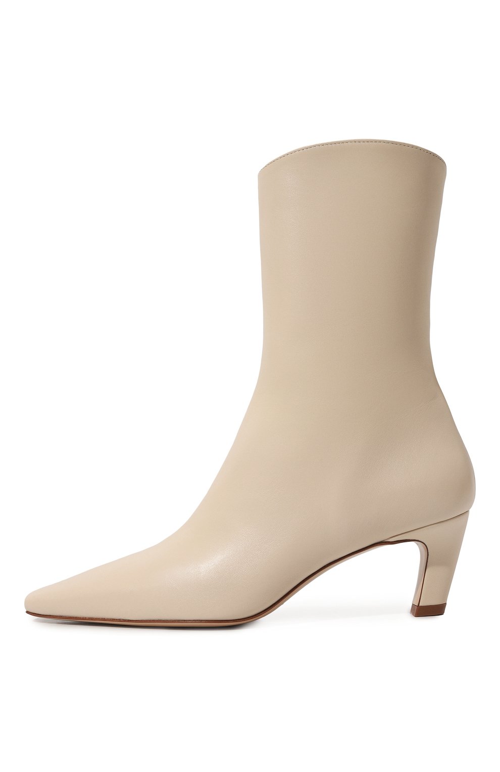 Кожаные ботильоны kay MATTIA CAPEZZANI кремового цвета по цене 54500 руб., арт. W360/NAPPA, фото 4 Кожаные ботильоны kay MATTIA CAPEZZANI, арт. W360/NAPPA, фото 4