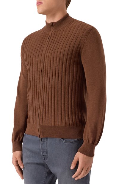 Шерстяной кардиган CORNELIANI, арт. 26M560-2625195, фото 3