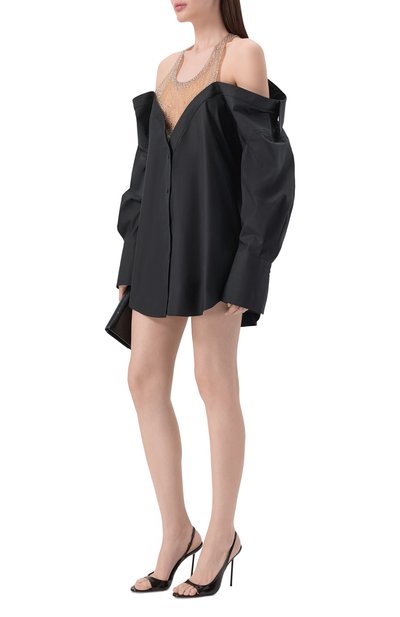 Женское хлопковое платье GIUSEPPE DI MORABITO, арт. 06PSDR721YC 16302