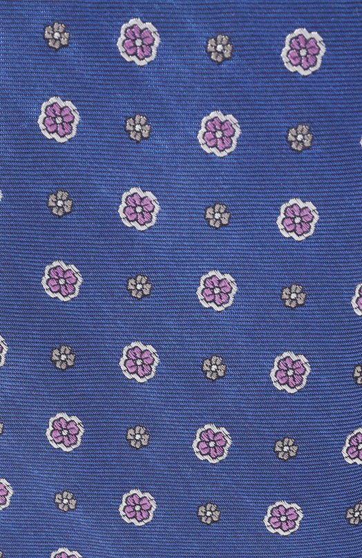 Шелковый галстук Canali 18/HJ04569 Синий  18/HJ04569 Фото 4