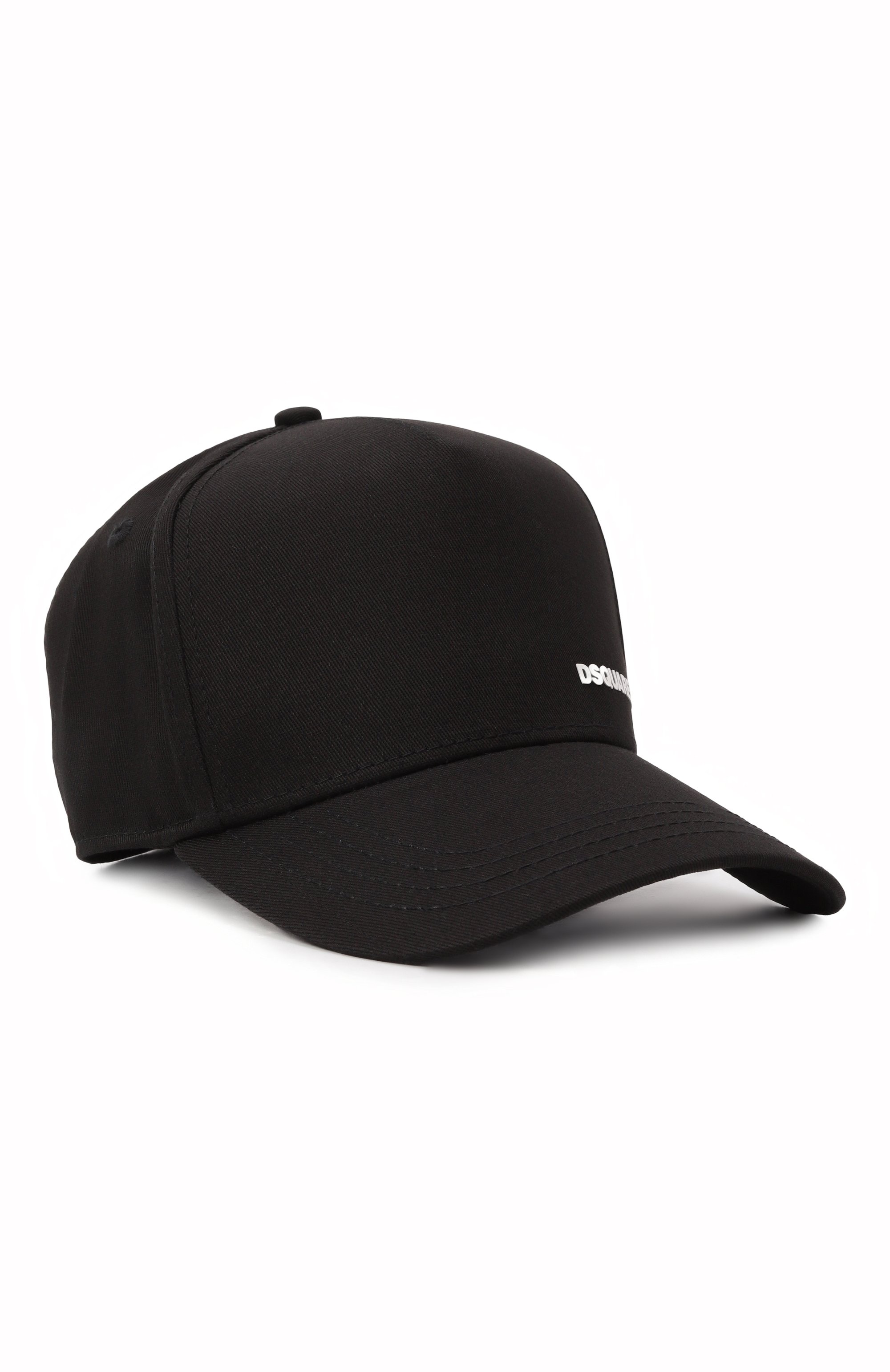 Хлопковая бейсболка DSQUARED2 черного цвета по цене 19600 руб., арт. BCM0876/05C00001, фото 1 Хлопковая бейсболка DSQUARED2, арт. BCM0876/05C00001, фото 1