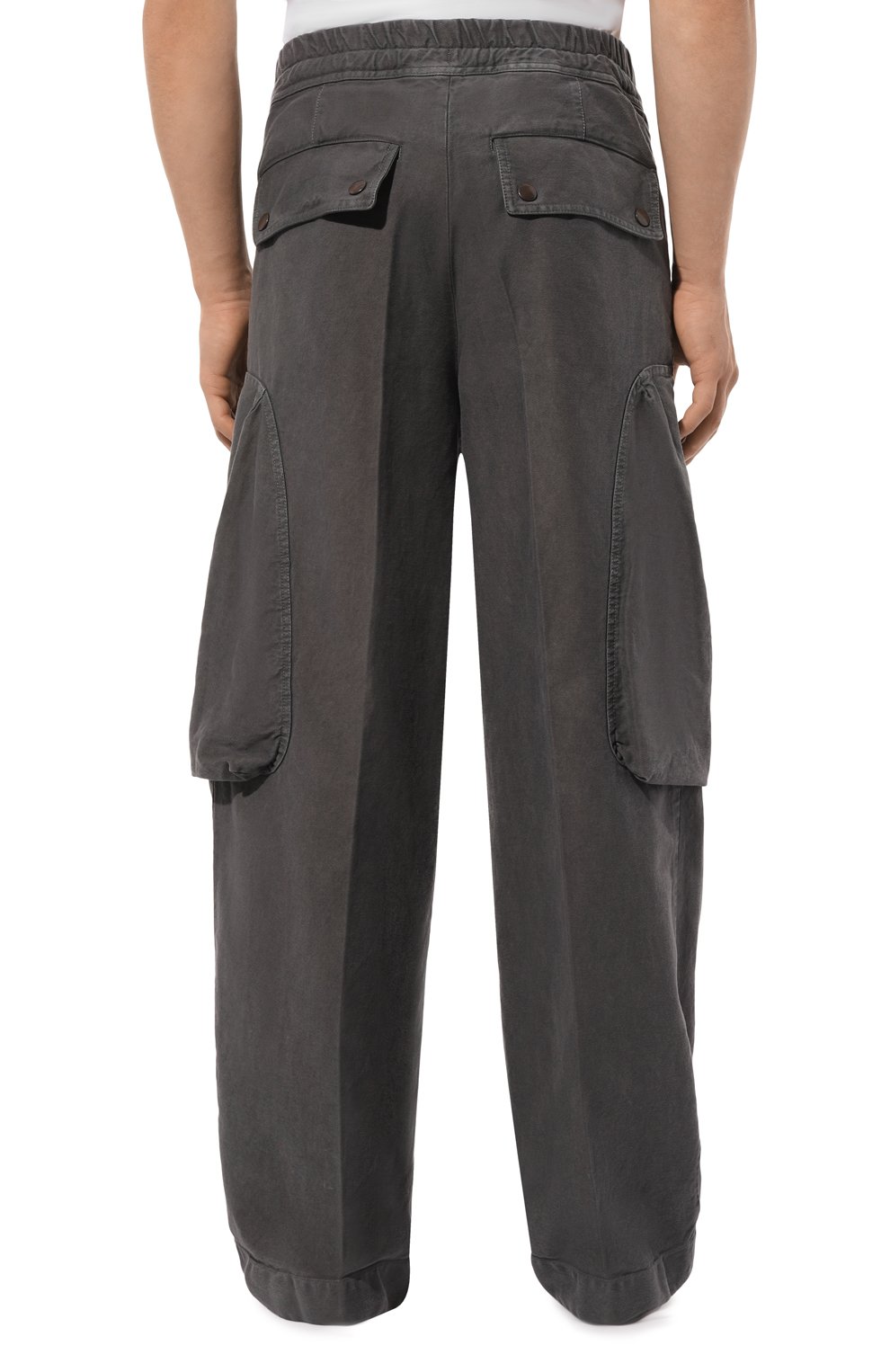 Шерстяные брюки-карго DRIES VAN NOTEN, арт. 242-020930-9302, фото 4