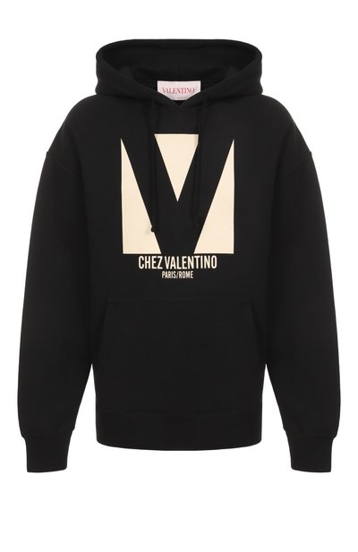 Мужской хлопковое худи VALENTINO, арт. 6V3MF28NAQA
