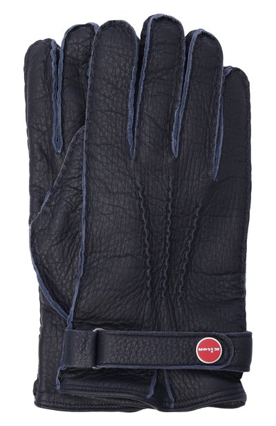 Мужские кожаные перчатки KITON, арт. UGU023K0212L