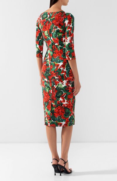 Платье из вискозы DOLCE & GABBANA, арт. F6C1ET/FSRKF, фото 4
