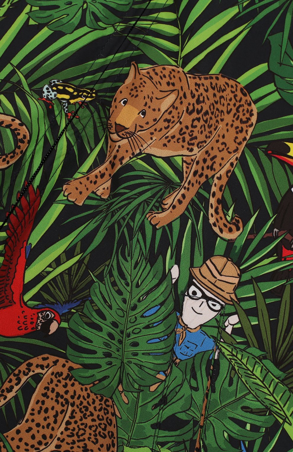 Ветровка на молнии с капюшоном и принтом DOLCE & GABBANA, арт. L4JBS9/G7MKL/8-14, фото 3