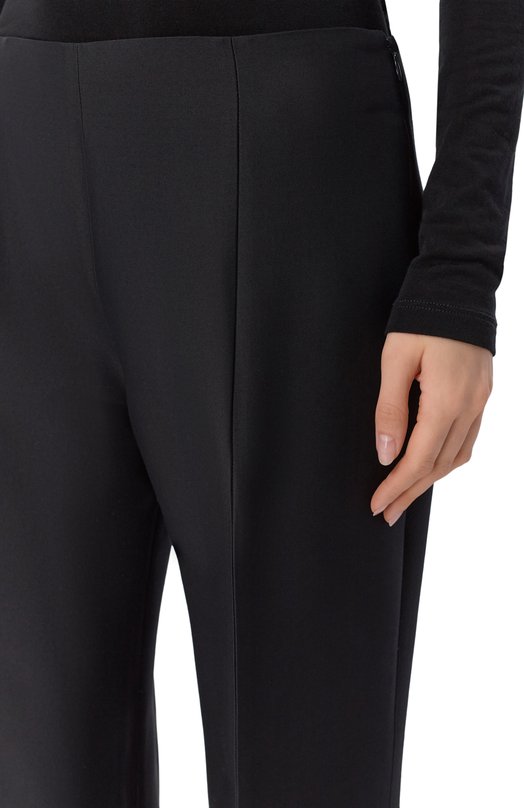 Брюки из шерсти и шелка TOTEME 261-WRB0377-FB0567 Чёрный  261-WRB0377-FB0567 Фото 5