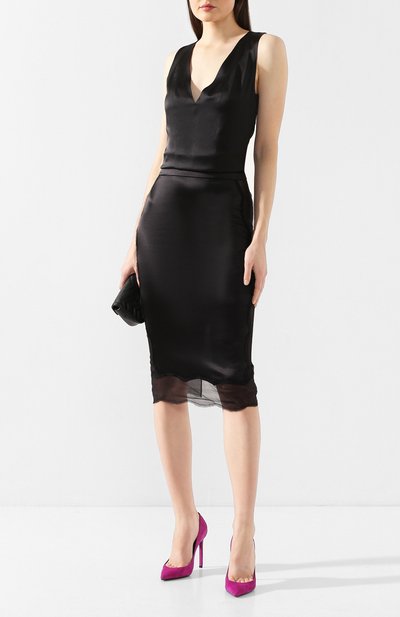 Замшевые туфли zoe SAINT LAURENT, арт. 582301/C2000, фото 2