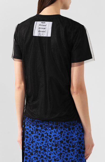 Хлопковая футболка MSGM, арт. 2642MDM106Y 195298, фото 4