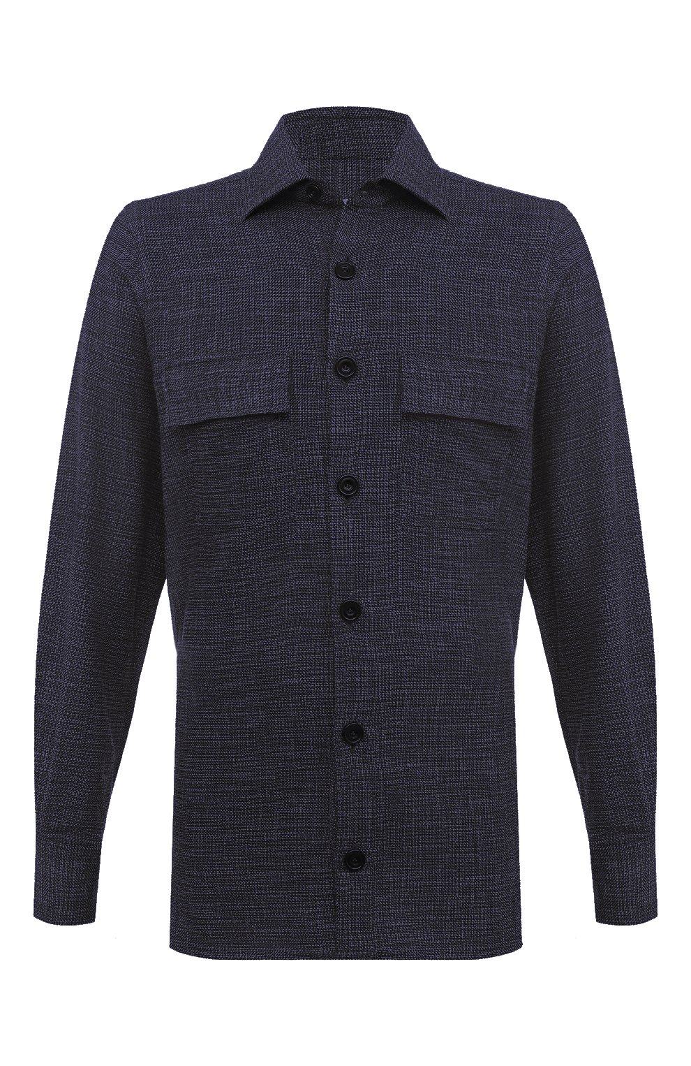 Рубашка из шерсти и шелка KITON, арт. UMC016K0643C, фото 1