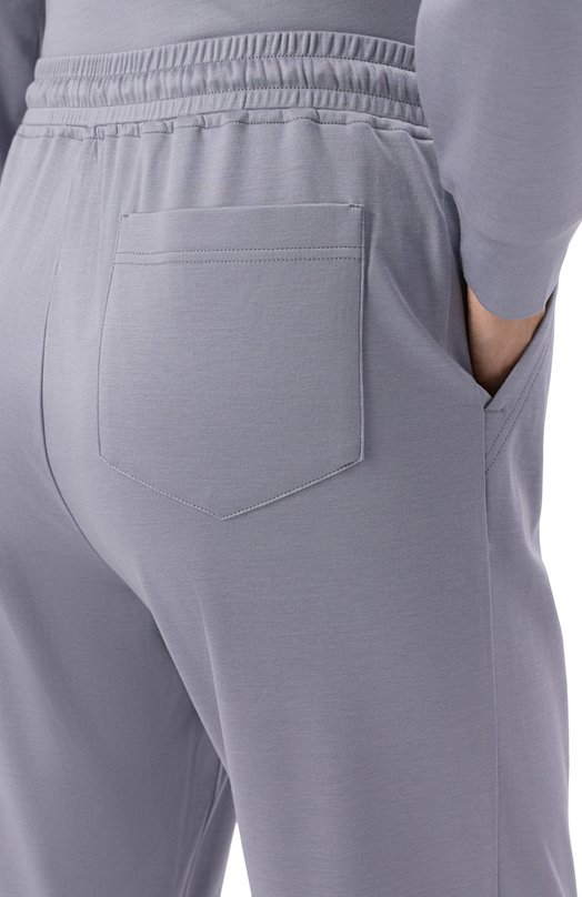 Брюки из шелка и хлопка MVST M25.2MW.T403/SC00 Серый  M25.2MW.T403/SC00 Фото 5