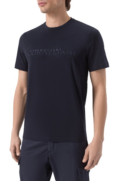 Хлопковая футболка CORNELIANI, арт. 25G581-2525059, фото 3