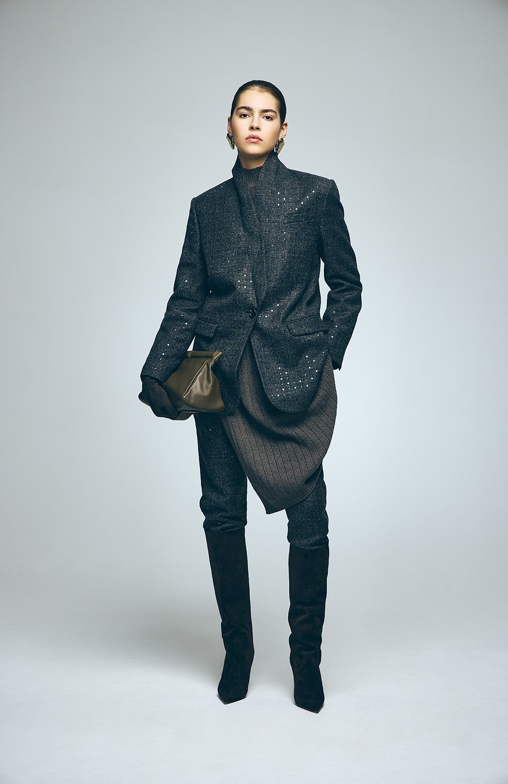 Кашемировое платье AGNONA, арт. KR08018E/6K050LE, фото 6