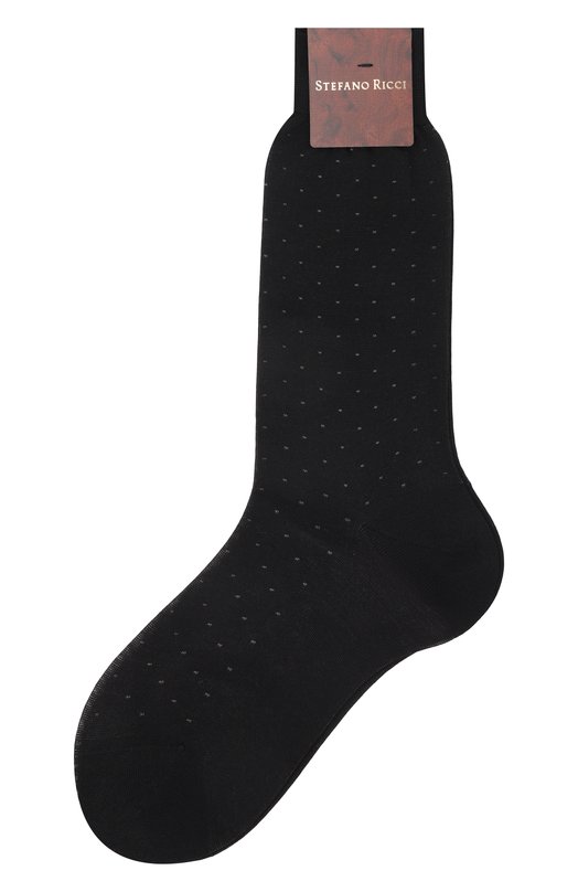 Хлопковые носки Stefano Ricci C034RI1045/C034RI Чёрный C034RI1045/C034RI