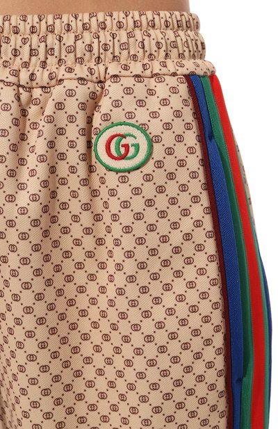 Джоггеры GUCCI бежевого цвета по цене 141120 руб., арт. 655198 XJDFP, фото 5 Джоггеры GUCCI, арт. 655198 XJDFP, фото 5
