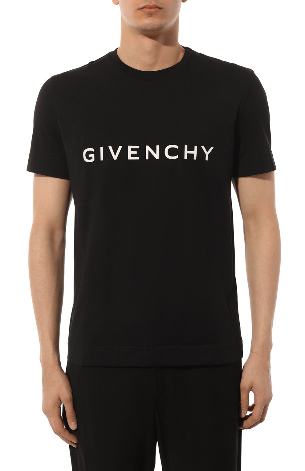 Хлопковая футболка GIVENCHY, арт. BM716G3YAC, фото 3