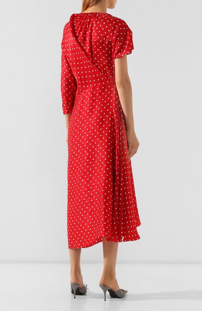 Шелковое платье BALENCIAGA, арт. 583871/TFL64, фото 4