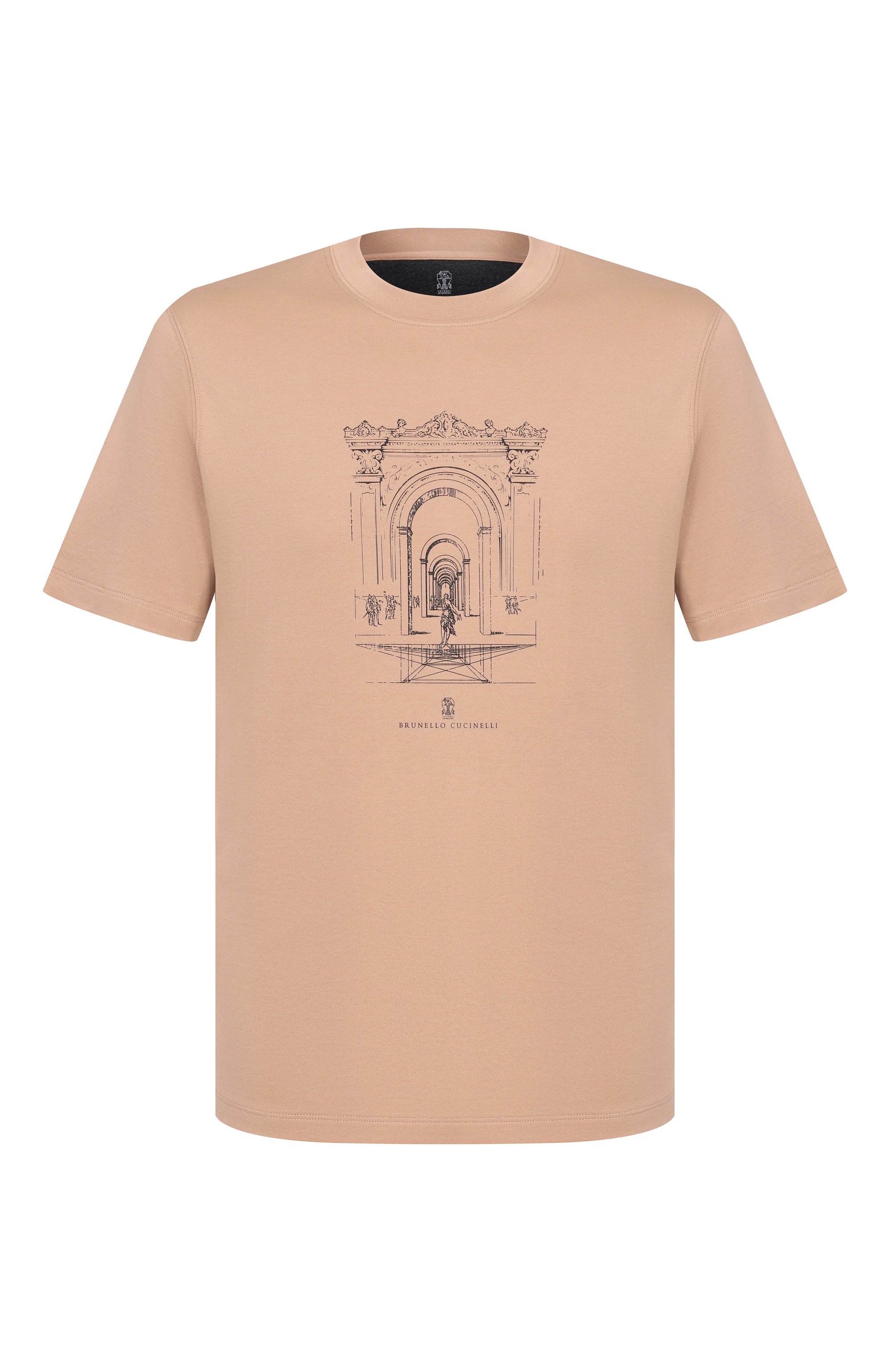 Хлопковая футболка BRUNELLO CUCINELLI, арт. ML8248521P, фото 1