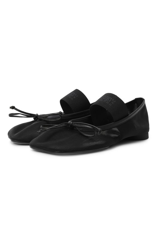 Текстильные балетки Anatomic Numeric MM6 S59WZ0101/P7138 Чёрный S59WZ0101/P7138