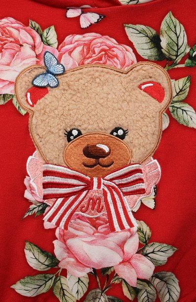 Хлопковое худи MONNALISA, арт. 198608SJ, фото 3