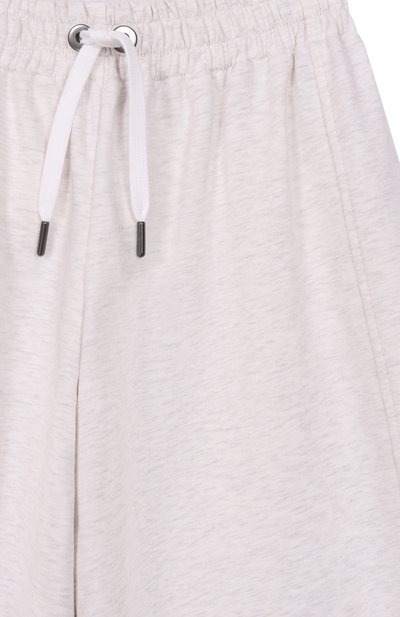 Хлопковые брюки BRUNELLO CUCINELLI кремового цвета по цене 51950 руб., арт. BH827E661A, фото 3 Хлопковые брюки BRUNELLO CUCINELLI, арт. BH827E661A, фото 3