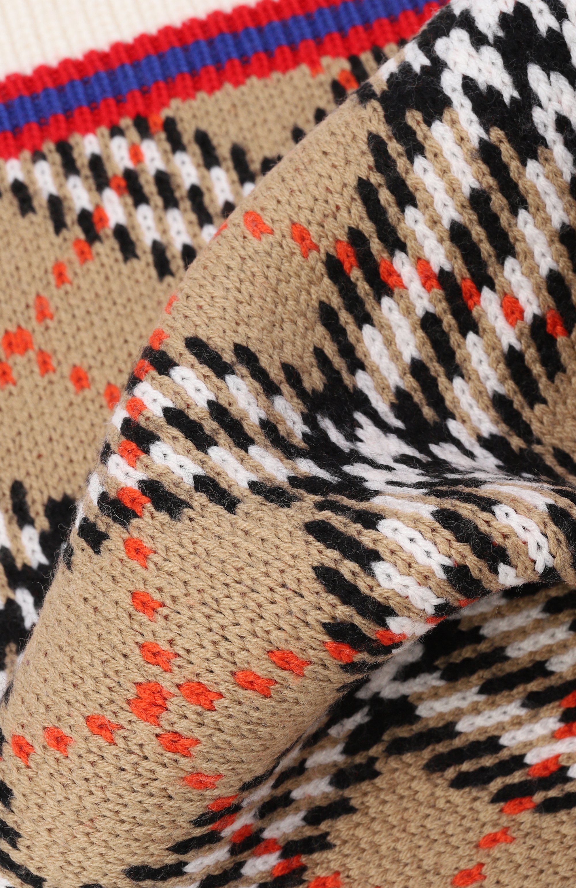 Шерстяной шарф BURBERRY, арт. 8117380, фото 2