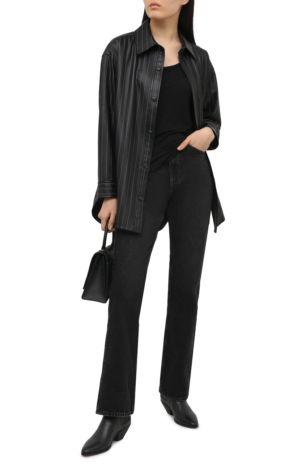 Футболка ATM ANTHONY THOMAS MELILLO черного цвета по цене 13900 руб., арт. AW1005-MJ, фото 2 Футболка ATM ANTHONY THOMAS MELILLO, арт. AW1005-MJ, фото 2