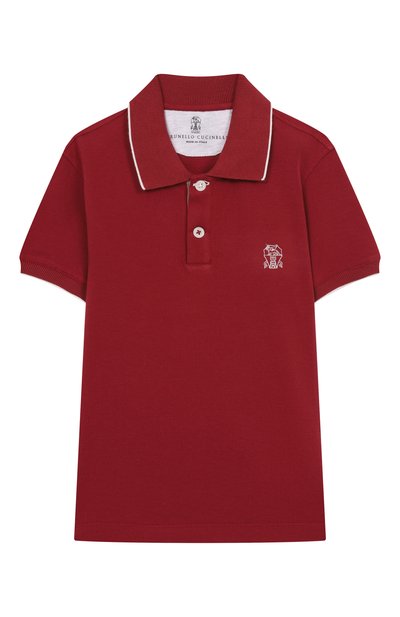 Хлопковое по�ло BRUNELLO CUCINELLI, арт. BE854T315B