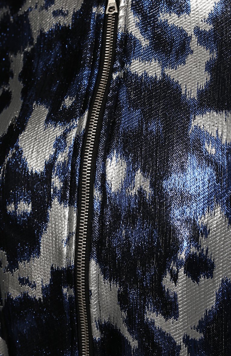 Бомбер на молнии с принтом и контрастными манжетами DRIES VAN NOTEN, арт. 172-10548-4127, фото 1