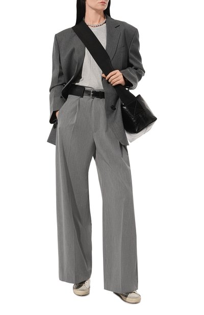 Кожаные кеды super star GOLDEN GOOSE DELUXE BRAND белого цвета по цене 61750 руб., арт. GWF00102.F004108, фото 2 Кожаные кеды super star GOLDEN GOOSE DELUXE BRAND, арт. GWF00102.F004108, фото 2