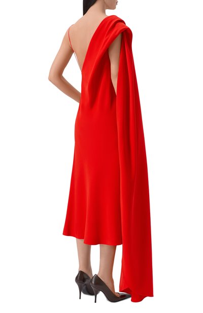 Платье из шелка и шерсти BALENCIAGA, арт. 872272/TUT55, фото 3