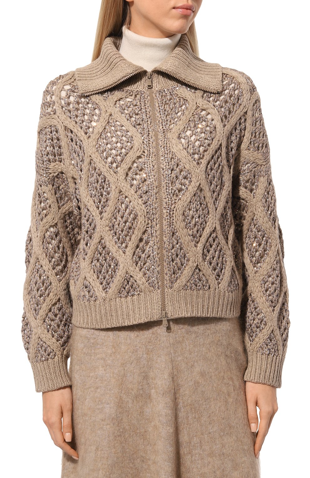 Кашемировый кардиган BRUNELLO CUCINELLI, арт. M52374306, фото 3