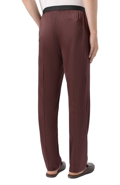 Шелковые домашние брюки KITON, арт. UNWT004K0265L, фото 4