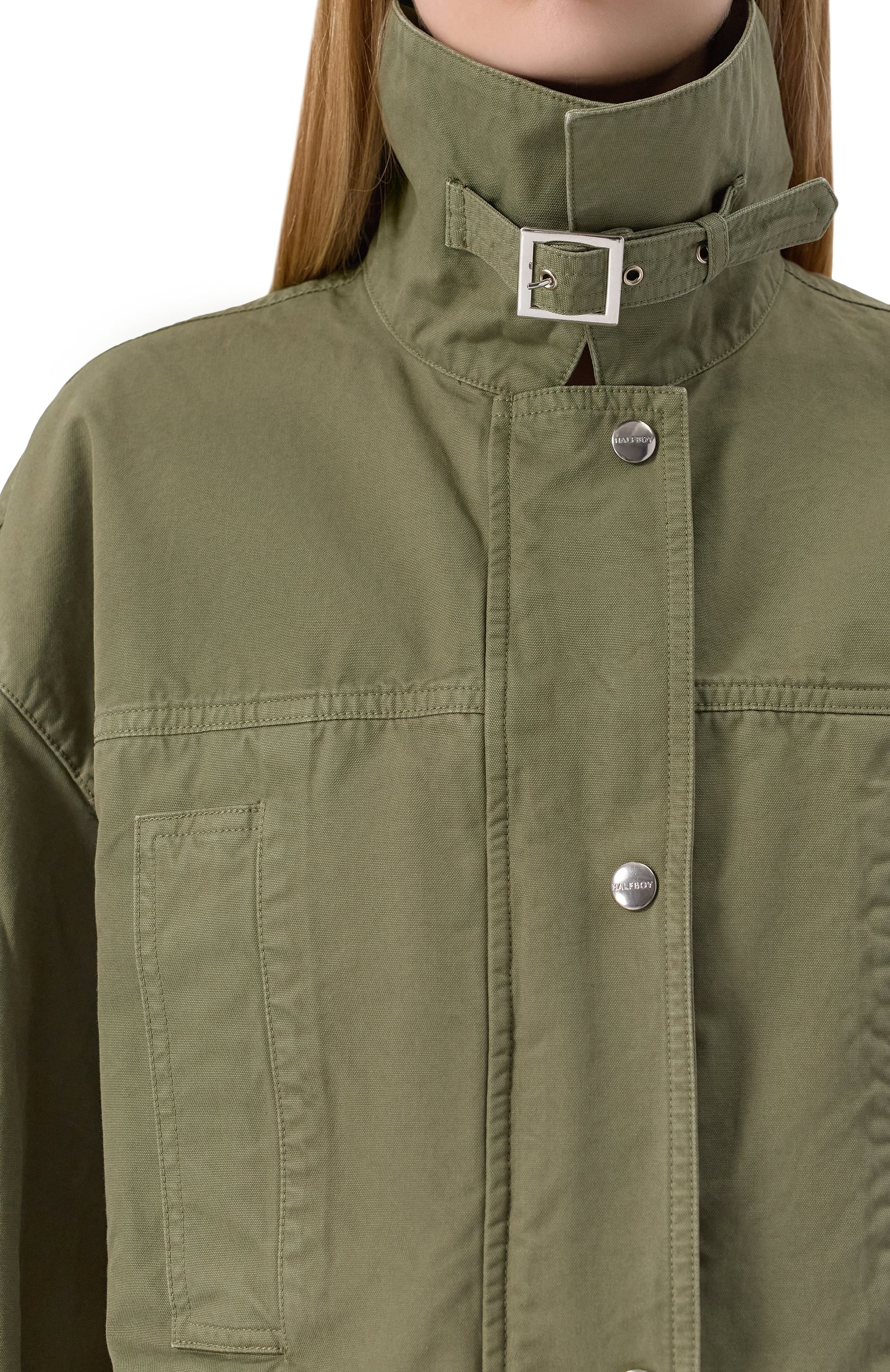 Хлопковая парка HALFBOY, арт. HS251W0004, фото 5