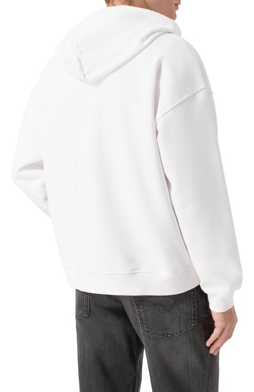 Хлопковая толстовка Diesel A20022/0GEAD Белый  A20022/0GEAD Фото 4