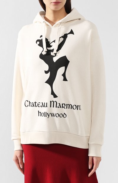Хлопковый пуловер GUCCI кремового цвета по цене 75350 руб., арт. 469251/XJANQ, фото 3 Хлопковый пуловер GUCCI, арт. 469251/XJANQ, фото 3