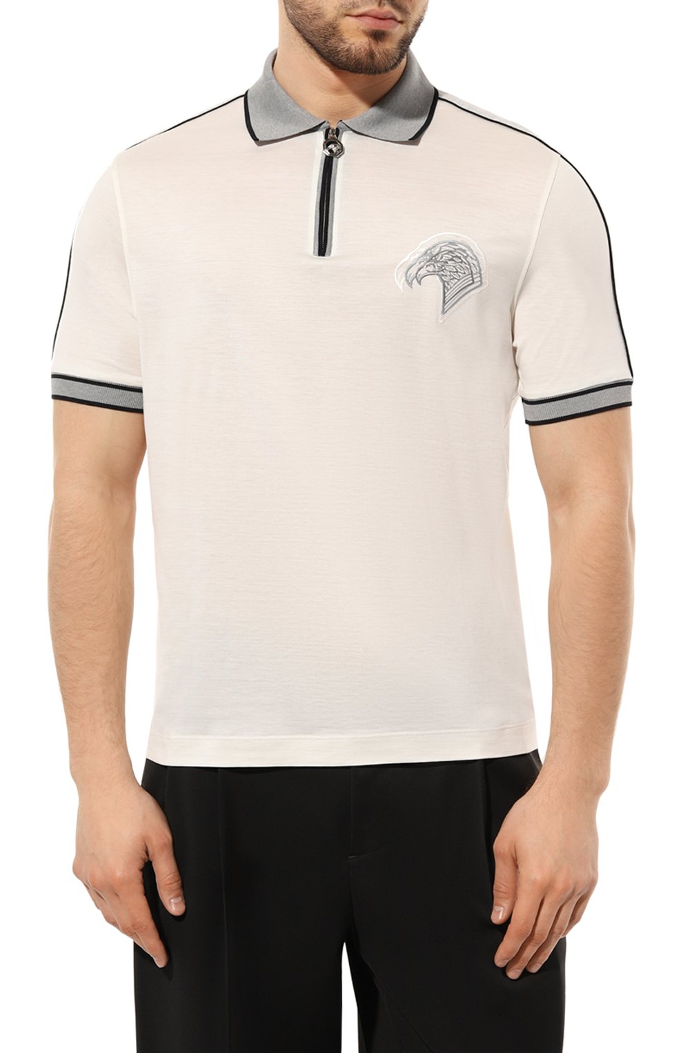 Поло из шелка и хлопка STEFANO RICCI, арт. K818919P31/T23271, фото 3