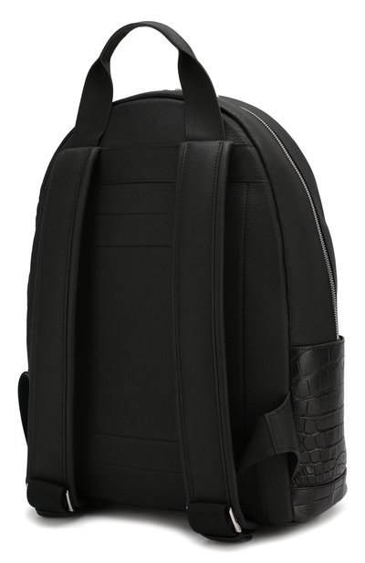 Рюкзак с отделкой из кожи аллигатора ZILLI, арт. MJP-0BR03-A0490/0001/AMIS, фото 3